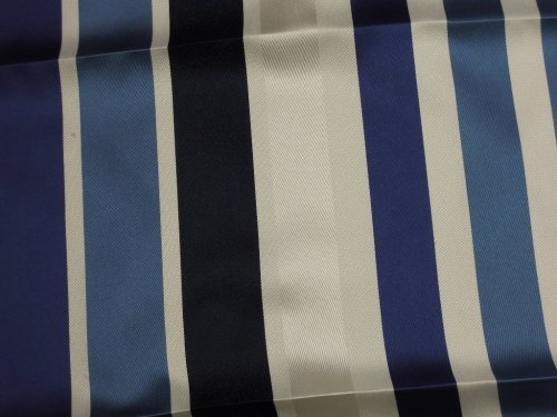 Dekorační tkanina Maxima bílo modrá 